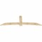 Ekena Millwork Bellingham Rough Sawn Timber Gable Bracket, Douglas Fir, 96"W x 32"H x 2"D x 6"F, 8/12 Pitch GBW096X32X0206BEL00RDF - alternate 2